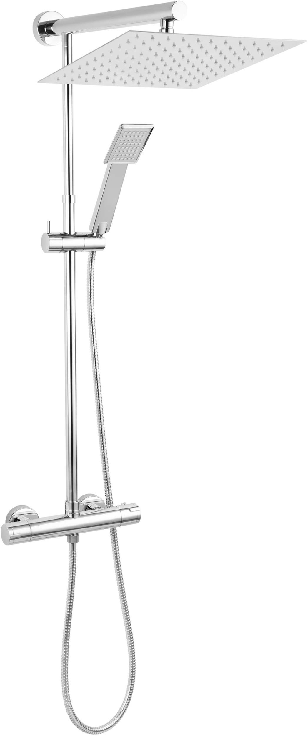 Darmowa Dostawa - Zestaw prysznicowy ścienny chrom Ferro Trevi NP75SQTRV7U