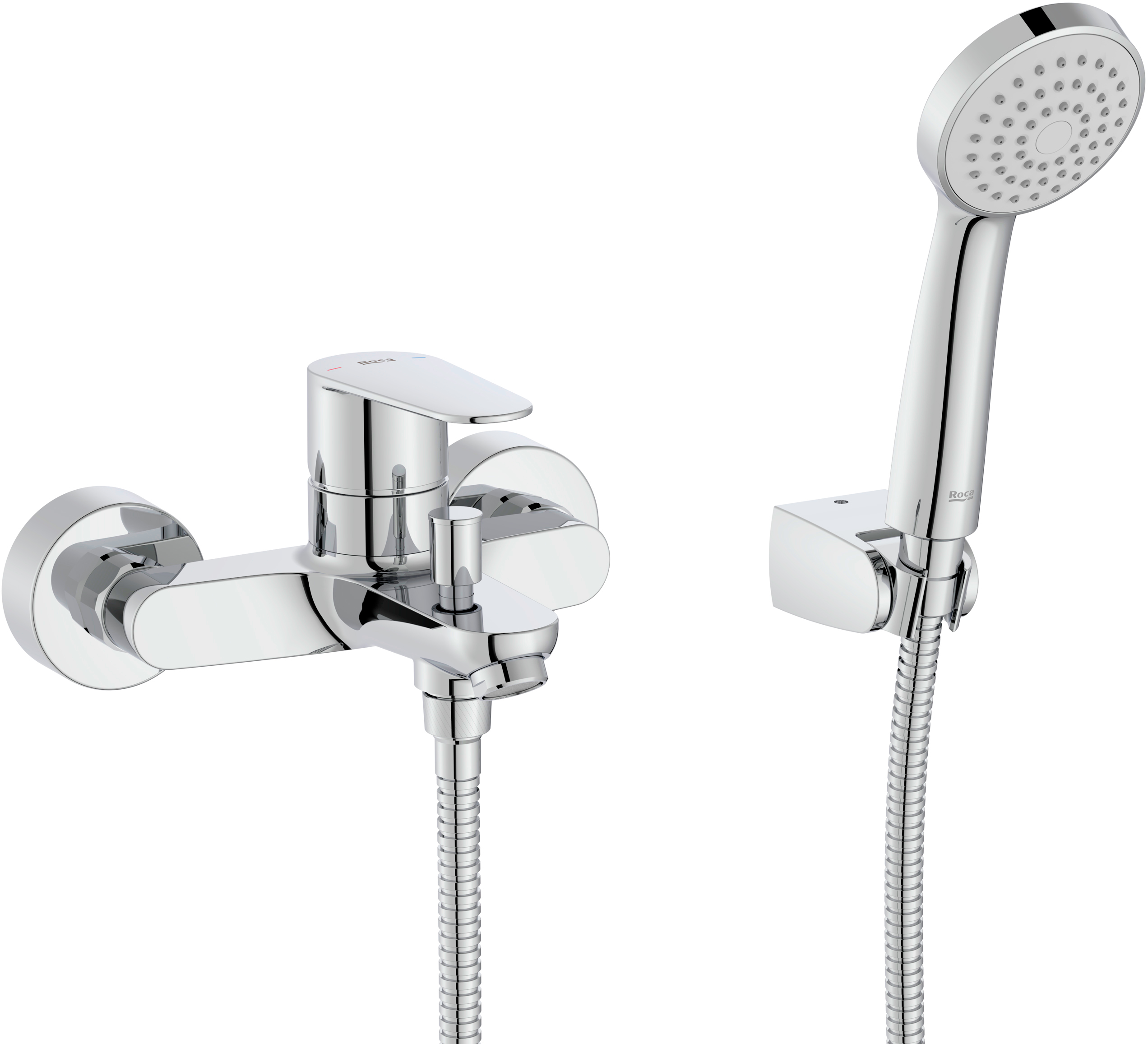 Darmowa Dostawa - Bateria wannowo-prysznicowa ścienna chrom Roca Victoria Plus A5A014FC00