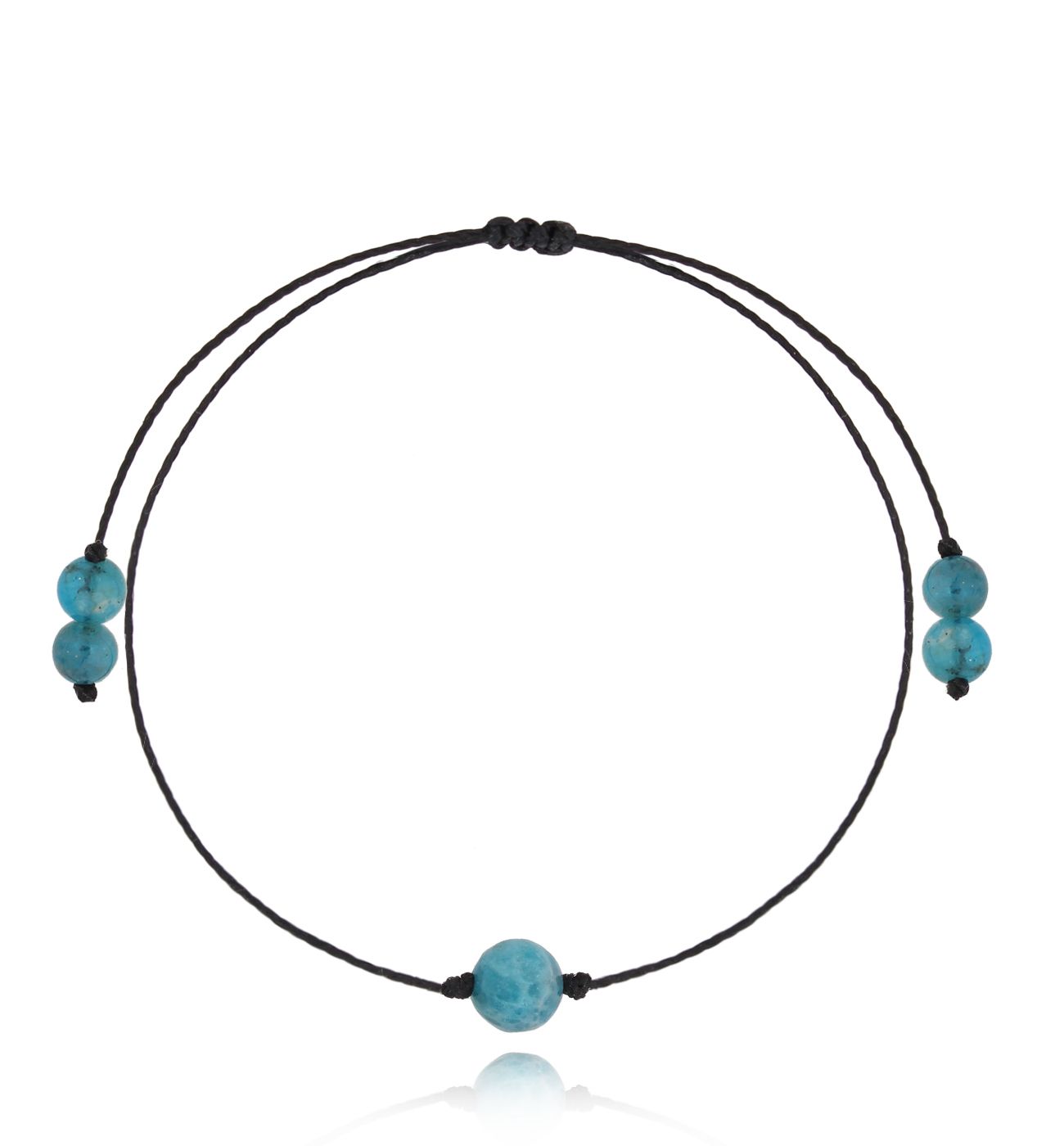 Bransoletka z apatytem Birthstones BGL0789 - By Dziubeka