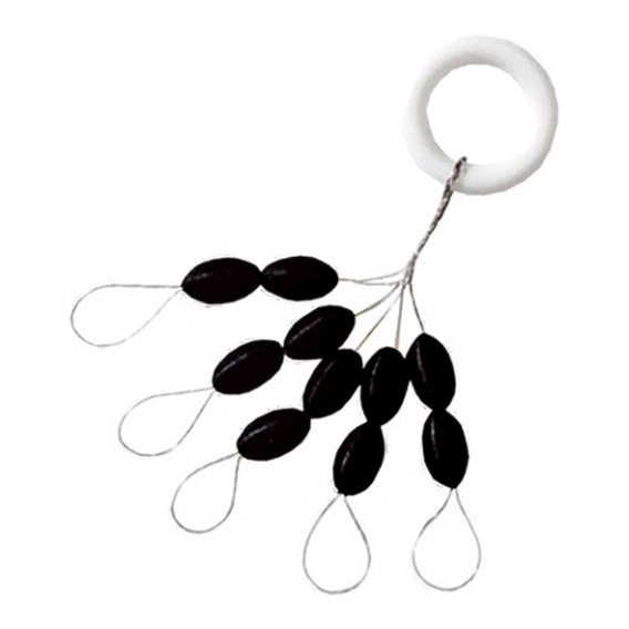 Jaxon Stopery silikonowe XL Czarne 10 szt