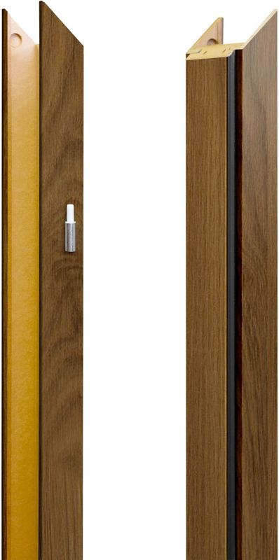 Baza ościeżnicy regulowana 100-140 mm lewa orzech premium