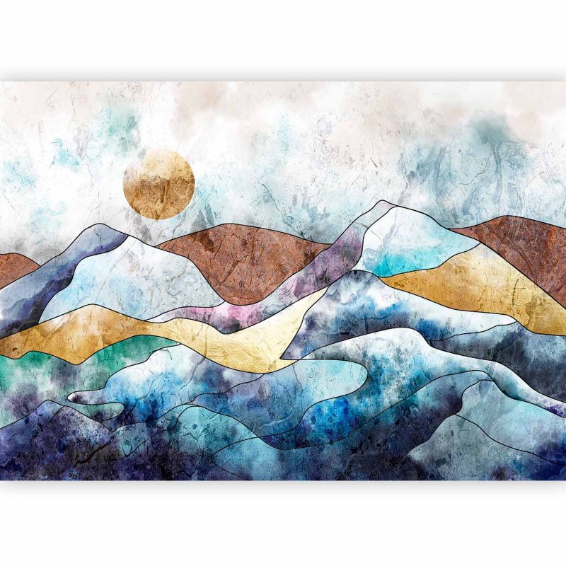 Fototapeta flizelinowa Artgeist 170 g/m2 wodoodporna Pejzaże szara 350x245 (7 części) 0240aa rolka 1 szt