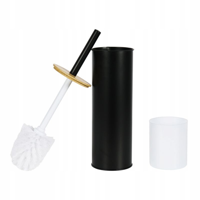 Szczotka do wc toaletowa Rodeno czarna bambus 1 szt.