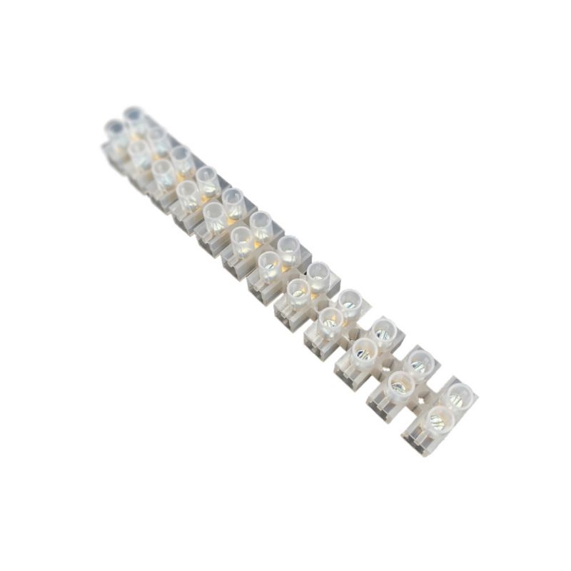 Listwa zaciskowa HOROZ 12-torowa LTF do 6 mm², PVC, 5A/400V 10szt.