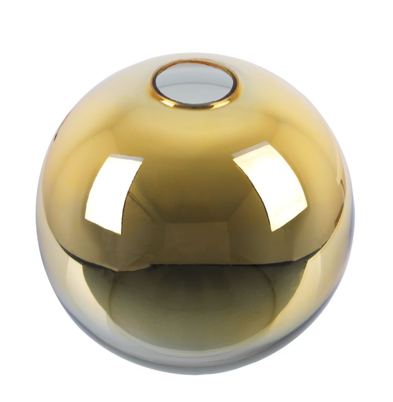 Klosz do lampy wiszącej Light Home LH Bergen E27 złoty szklany 15x12cm 1szt.