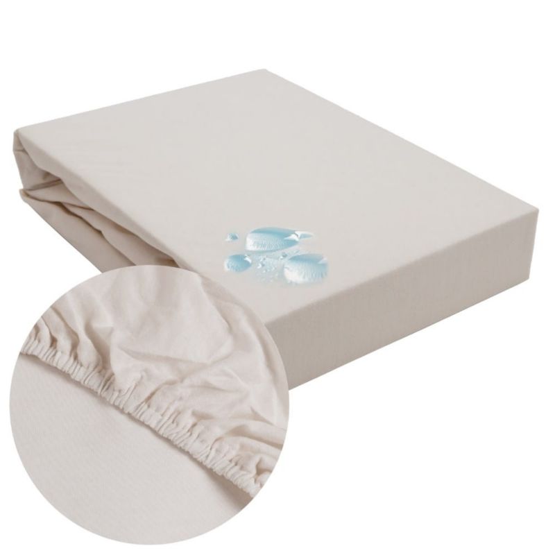 Prześcieradło ochronne Darymex wodoodporne z gumką 2w1, rozmiar 180x200 SG kolor popiel 1 szt.