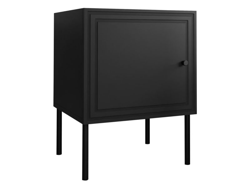 Komplet dwóch stolików nocnych MIRJAN 24 Palazzo Bis czarny 2 szt.