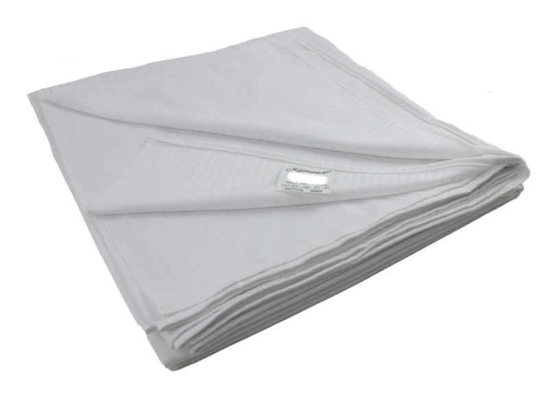 Prześcieradło tradycyjne hotelowe pasek 1cm 180x300 1 szt.