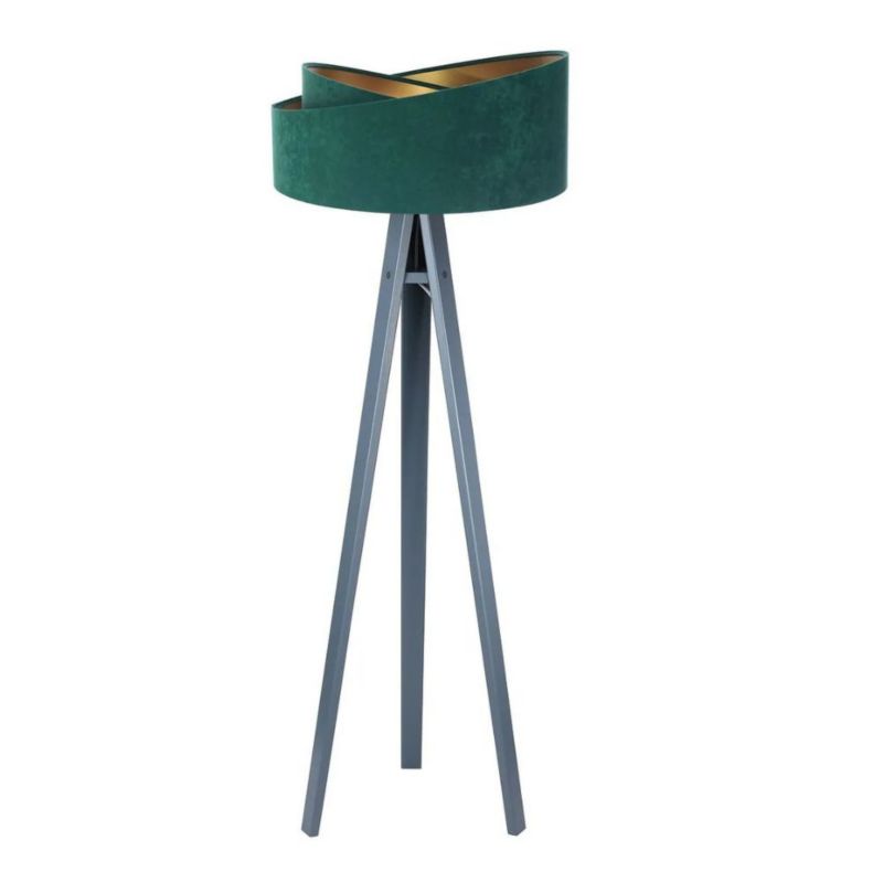 Lampa Bps Koncept stojąca GEMSTONE zielona/szara 1 szt