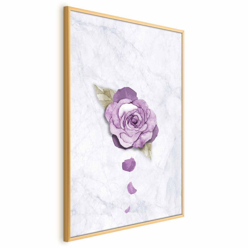 Plakat Artgeist Kres wiosny 40x60 cm z ramą złotą 1 szt
