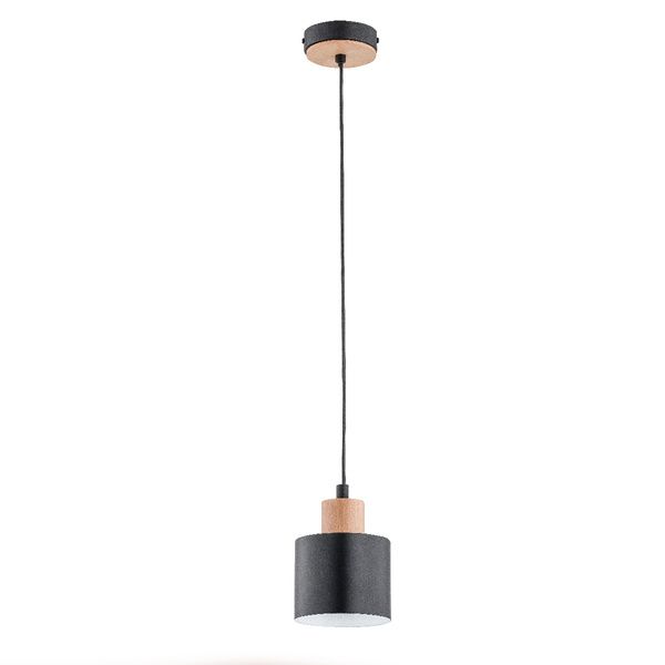 Lampa wisząca Alfa Ivo czarna industrialna 1xE27 x 15W 1 szt.