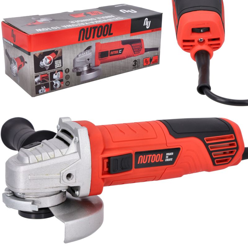 SZLIFIERKA KĄTOWA NuTOOL MPK1000RGV Lekka MOCNA 125mm kątówka 1000W regulacja 1 szt