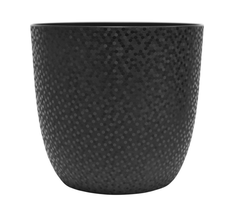 Donica Eda Opale czarna 18,5 cm