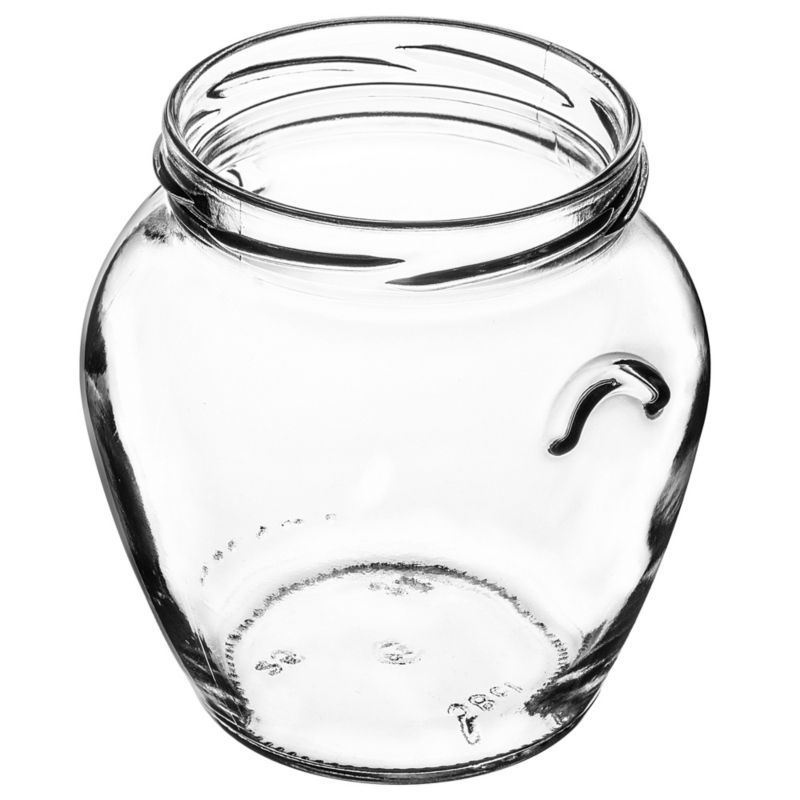 Słoiki na przetwory 580ml + wieczka "Witraż z pszczołą" 82mm 8szt.