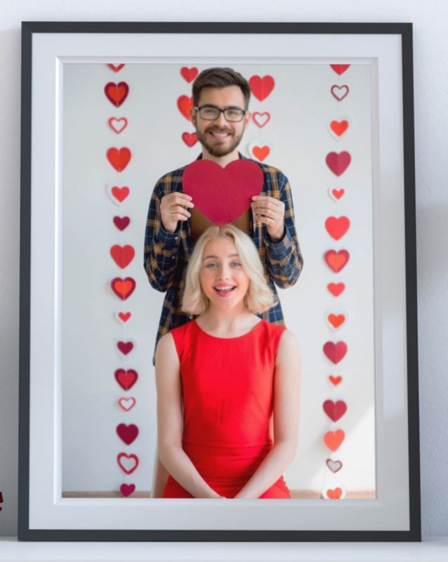 Rama na plakat BD art 50x70 cm z passe-partout czarna 1 szt.