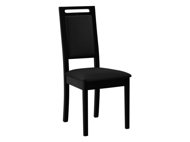 Krzesło MIRJAN 24 tapicerowane Roma XV czarny aksamit 1 szt.