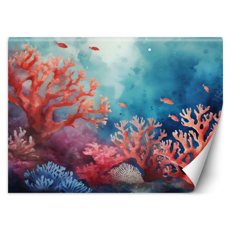 Fototapeta Feeby na płotnie morze rafa koralowa 250x175 1 szt