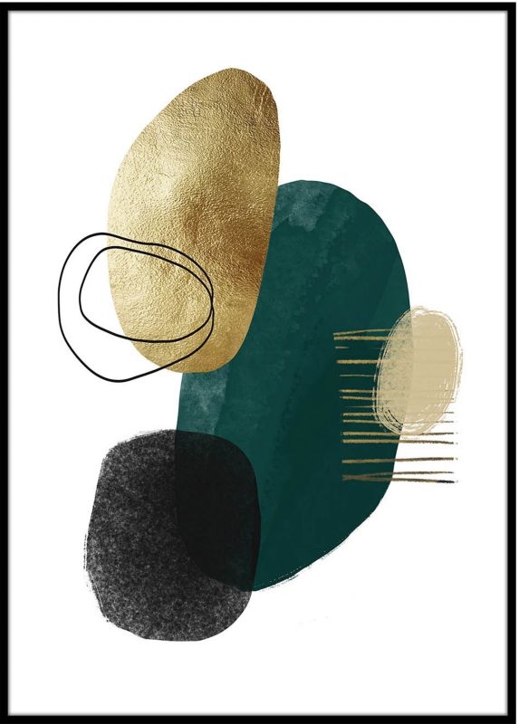 Obraz Artbox Green Shape 50 x 70 cm 111