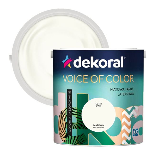 Farba kolorowa Dekoral Voice of Color letni świt 2,5 l