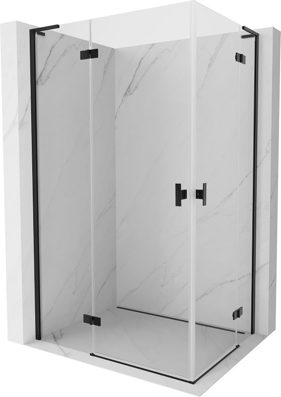 Kabina prysznicowa Mexen Mist-H L czarna 90x70 cm 1 szt