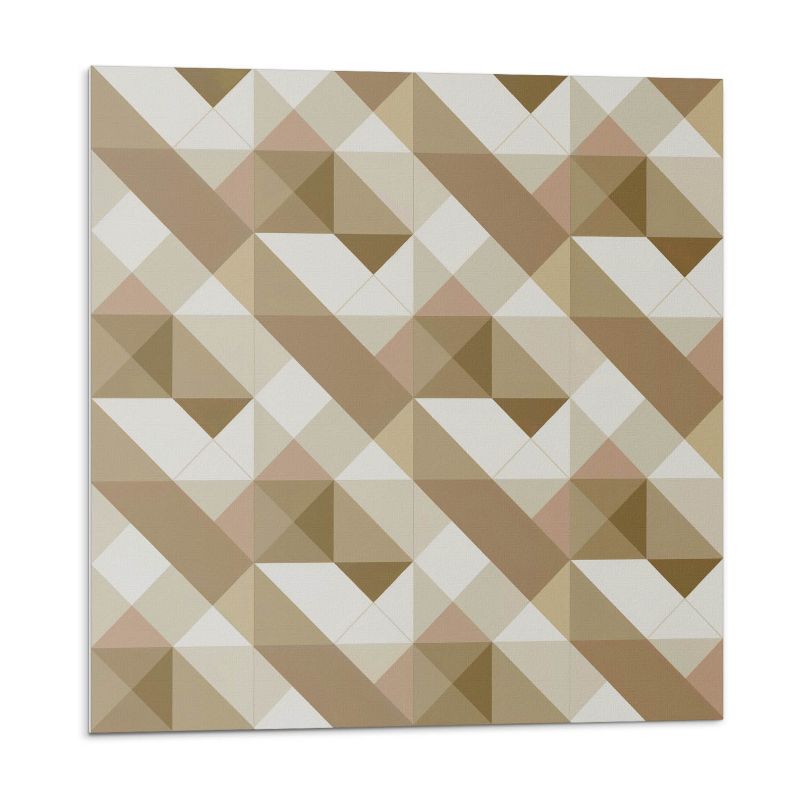 Kafelki samoprzylepne Wallfluent 50x50 cm Naturalne wzory inspirowane geometrią 4 szt.