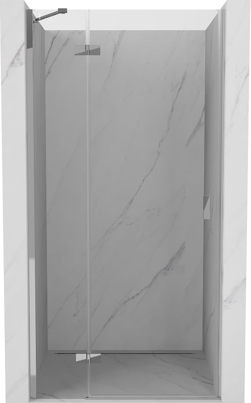 Drzwi prysznicowe uchylne Mexen Mist-H transparent chrom 70x200 cm lewa 1 szt