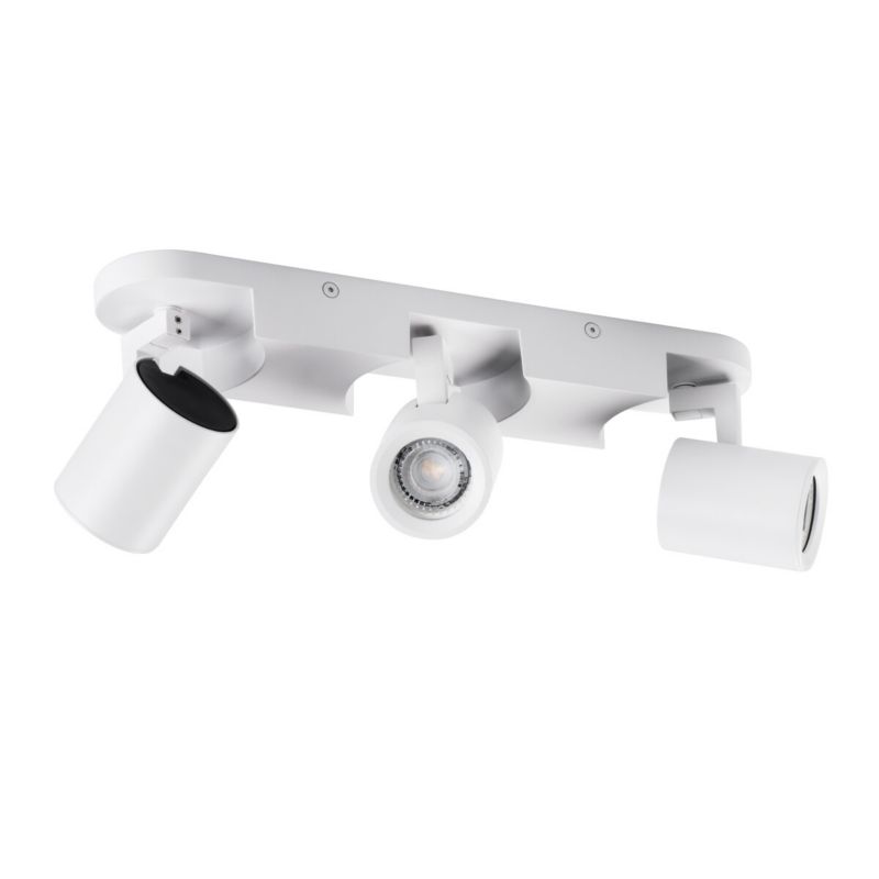Lampa sufitowa LightLogic LL PORI EL-3I W 30556 spot ścienna potrójna regulacja biała 1 szt.
