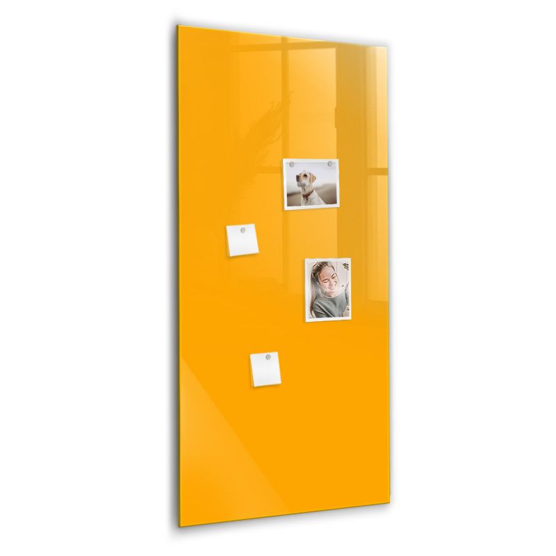 Szklana tablica magnetyczna Wallfluent 60x120 cm Kolor złoto-żółty 1 szt.