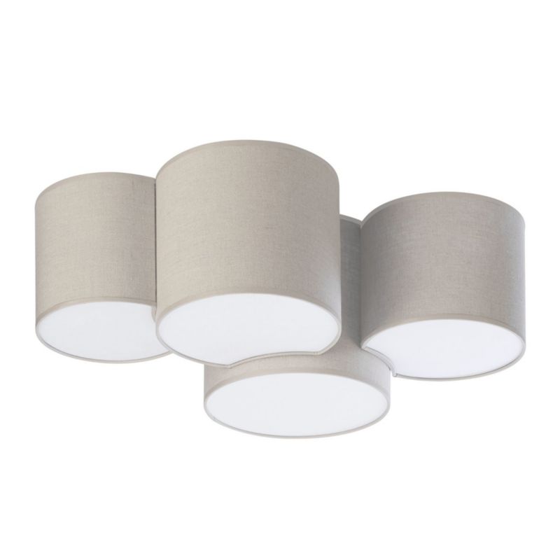 Plafon sufitowy lampa TK-Lighting Mona biały odcienie szarości 4 x E27 x 15W IP20 wym: 30 x 48 x 74 cm - 1 szt.