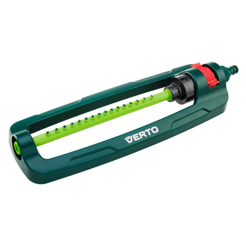 Zraszacz VERTO oscylacyjny, powierzchnia zraszania 12x18 m, 16 dyszy zraszających, igła do udrażniania dysz 1 szt