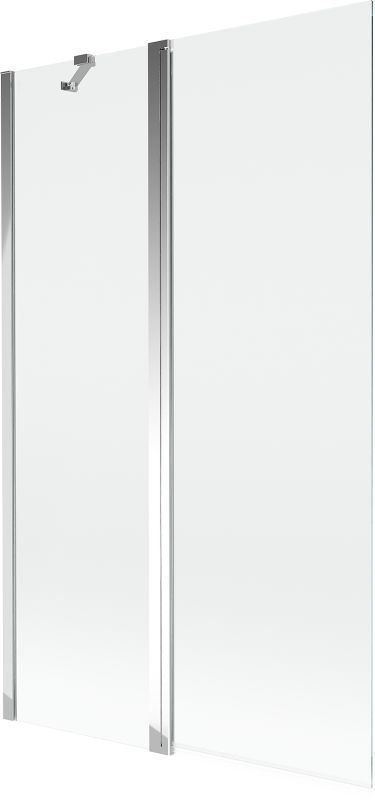 Parawan nawannowy Mexen Mist transparent 110x150 cm 2-skrzydłowy - 8A9-110-011-01-00 1 szt.