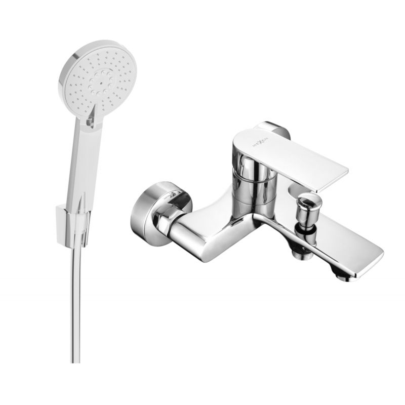 Bateria wannowa z zestawem prysznicowym Mexen Royo chrom 7223R40-00 1 szt.