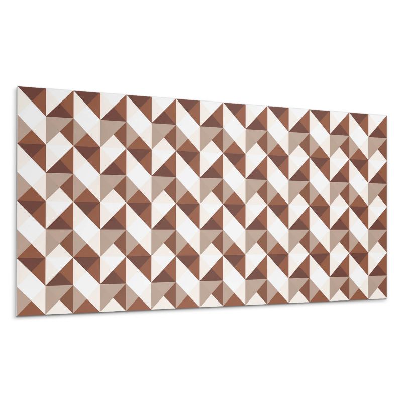 Kafelki samoprzylepne Wallfluent 40x20 cm Wzór trójkątów w minimalistycznym wydaniu 10 szt.