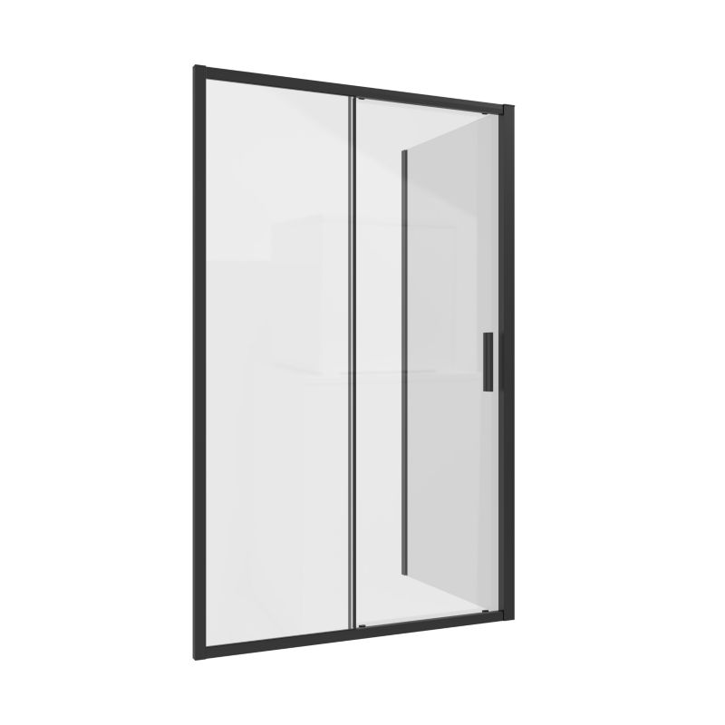 Ścianka stała prysznicowa Ravak Blix Slim BLSPS 80 czarny szkło transparent 1szt