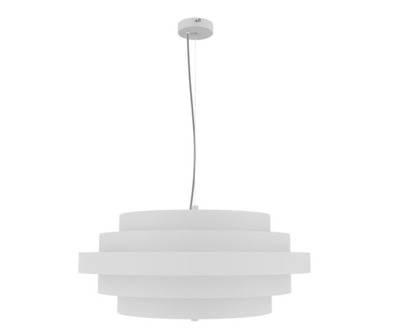 Lampa wisząca GoodHome Euboea 3-punktowa E27 biały mat