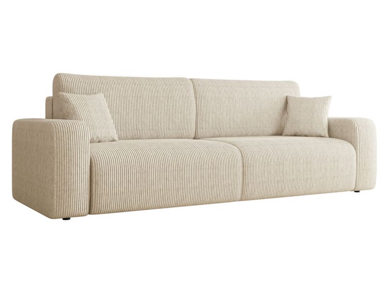 Kanapa MIRJAN 24 z funkcją spania Piano Sztruks waniliowy 1 szt.