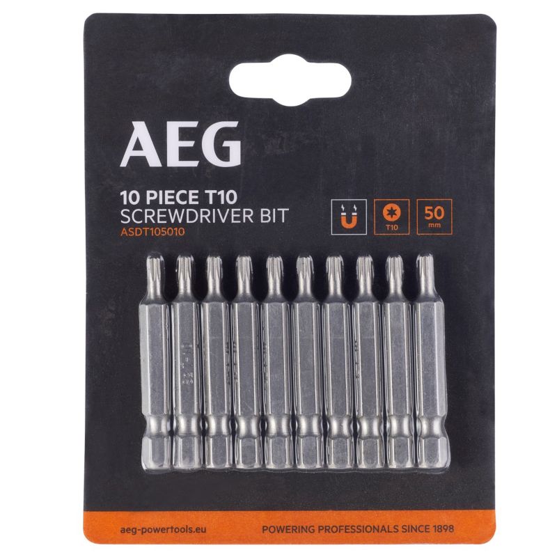 Zestaw Bitów AEG 50mm T10 10 elementów 1 szt.