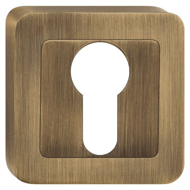 Szyld drzwiowy Metalbud zaokrąglony dolny na wkład patyna