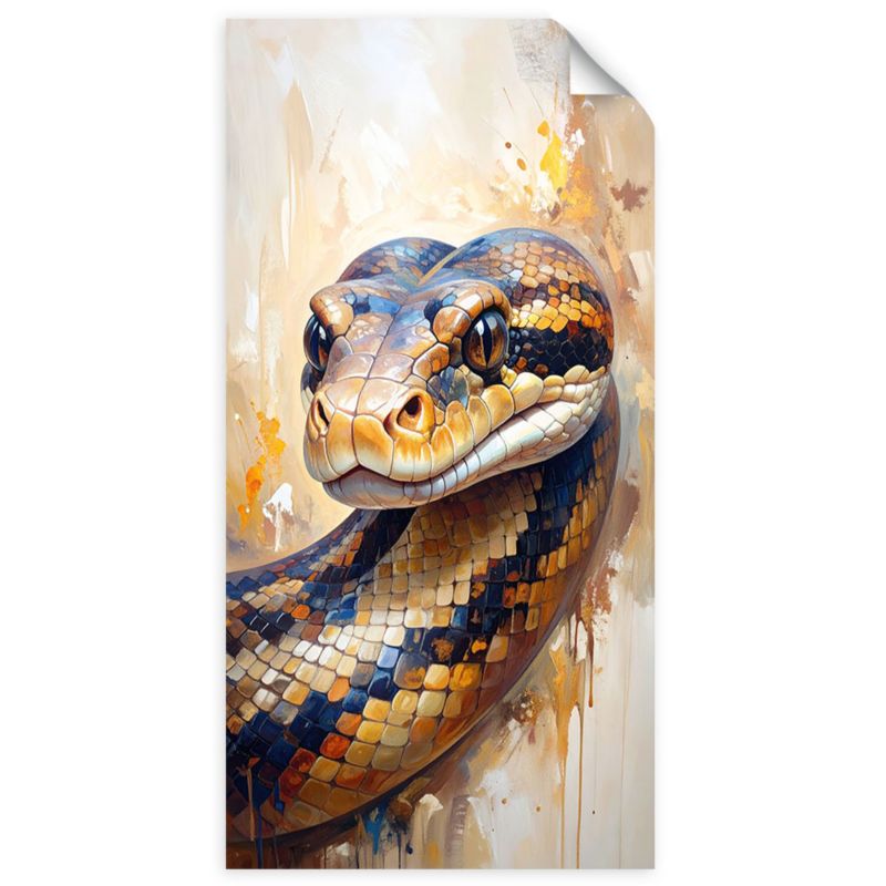 Naklejka samoprzylepna Feeby Głowa Węża Zwierzęta Natura 100x200cm 1szt