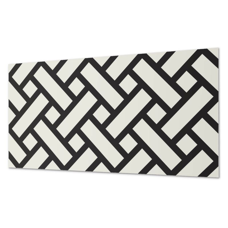 Paczka Kafelków Winylowych PCV ArtPrintCave 40x20 cm Spleciony wzór geometryczny 10 szt.