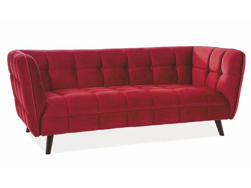 Sofa Signal CASTELLO VELVET 3 bordowa 1 szt