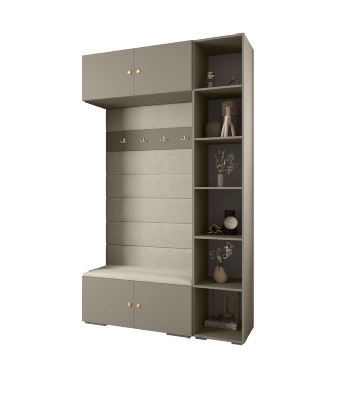 Garderoba do przedpokoju Abiks INOVA 2 Z20 kaszmir+złoty+manila02 1 szt.