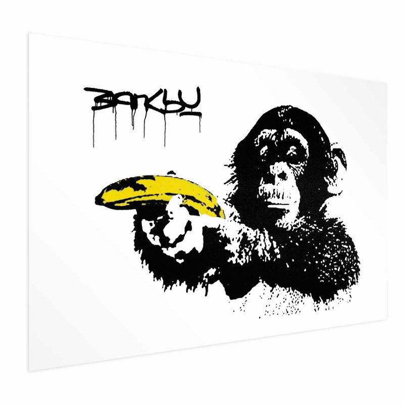 Plakat Artgeist Banksy: Małpa 90x60 cm bez ramy 1 szt
