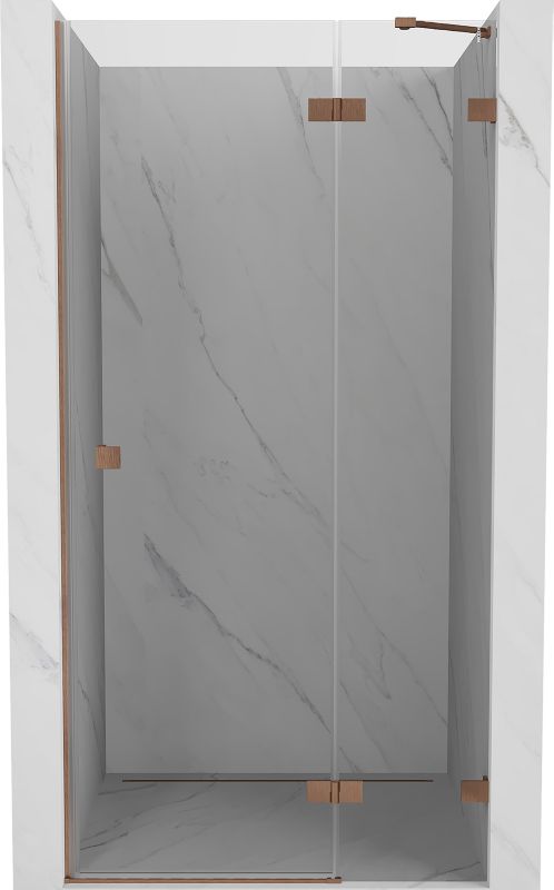 Drzwi prysznicowe Mexen Lunar miedź szczotkowana 125x200 cm 834-125-000-65-00-P 1 szt.