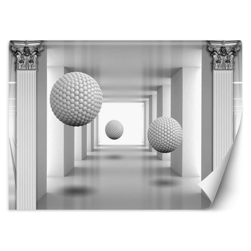 Fototapeta Feeby Kule 3D w tunelu 254x184 1 szt