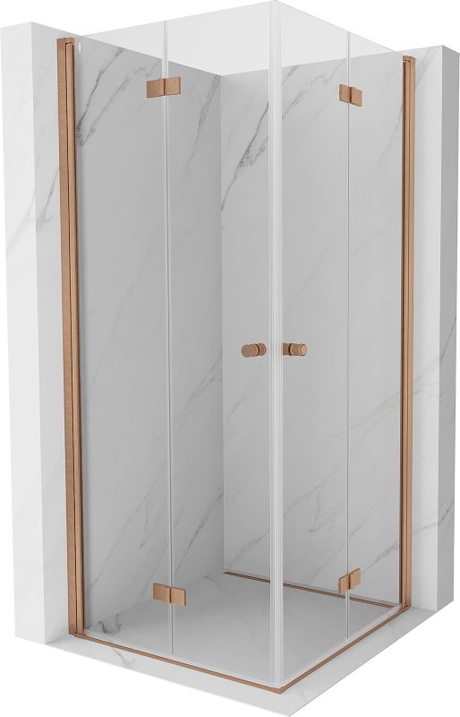 Kabina prysznicowa Mexen Mist-F miedź szczotkowana 85x85 cm 1 szt