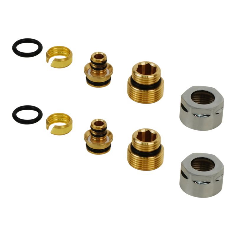 Zestaw zaciskowy do systemu PEX GoodHome chrom