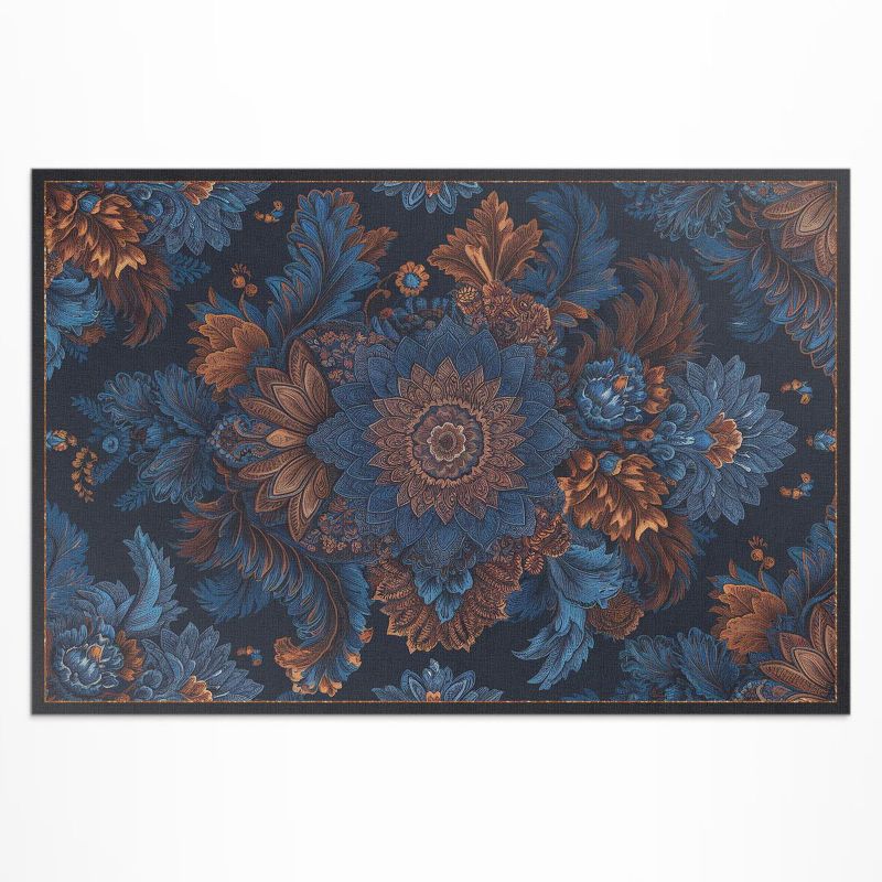 Balkonowy Dywan Winylowy Wallfluent 120x180 cm Kwiatowa kompozycja 1 szt.