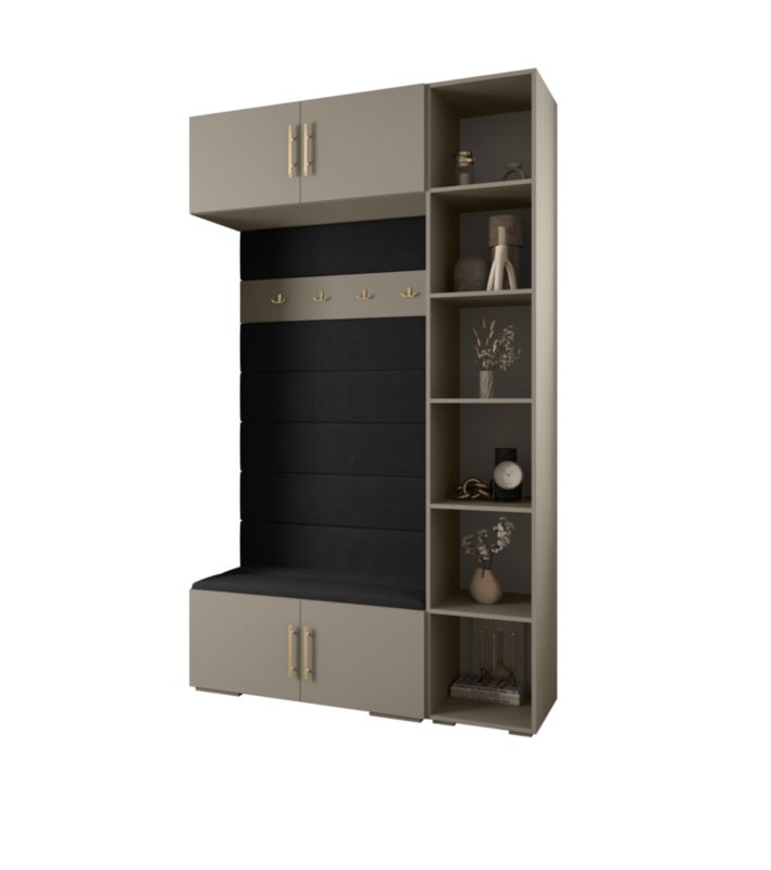 Garderoba do przedpokoju Abiks INOVA 3 Z20 kaszmir+złoty+manila18 1 szt.