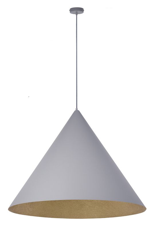 Lampa wisząca Sigma Lighting Vesuvio 9280 szaro-złota nowoczesna 3xE27 x 1 szt.